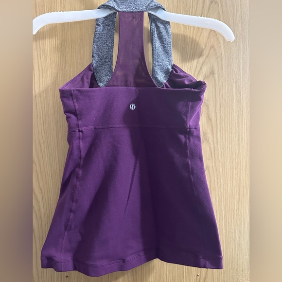 Lululemon scoop neck tank top purple - Picture 2 of 2